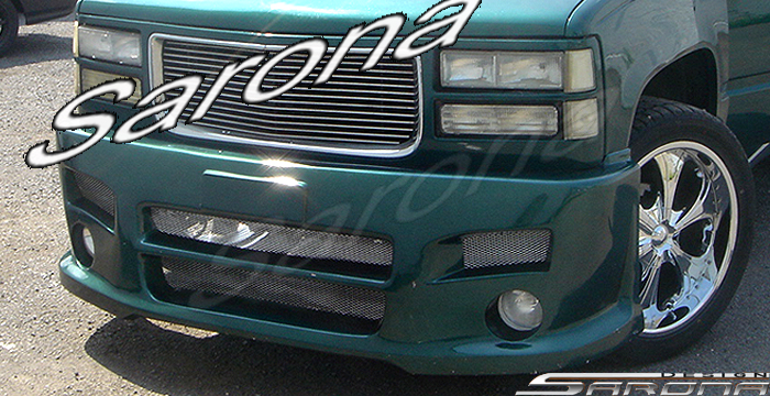 Custom GMC Yukon  SUV/SAV/Crossover Front Bumper (1992 - 1999) - $590.00 (Part #GM-010-FB)